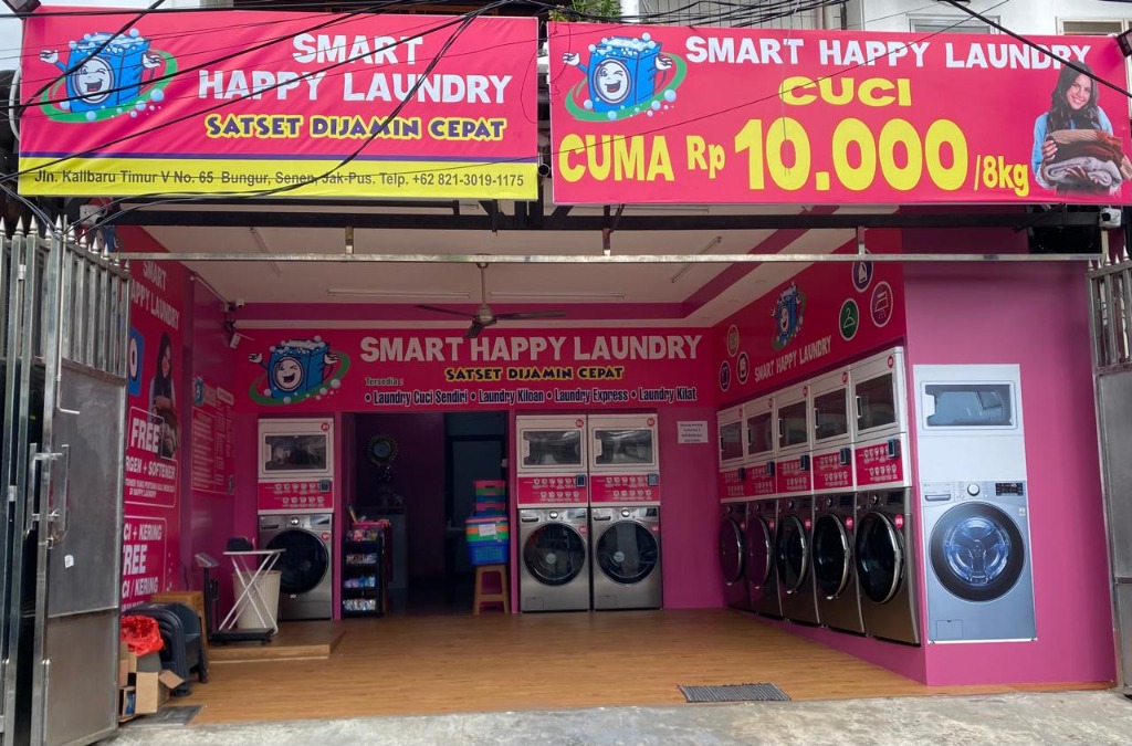 Tampilan Depan Toko Siap Buka